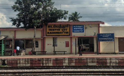 kadambattur railway station